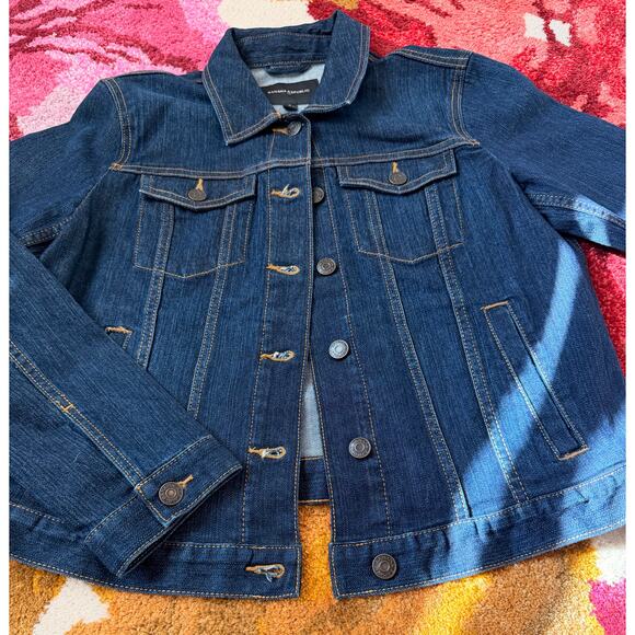 Banana Republic Factory Store Jackets & Blazers - Banana Republic Factory Store Dark Wash, Denim Jacket